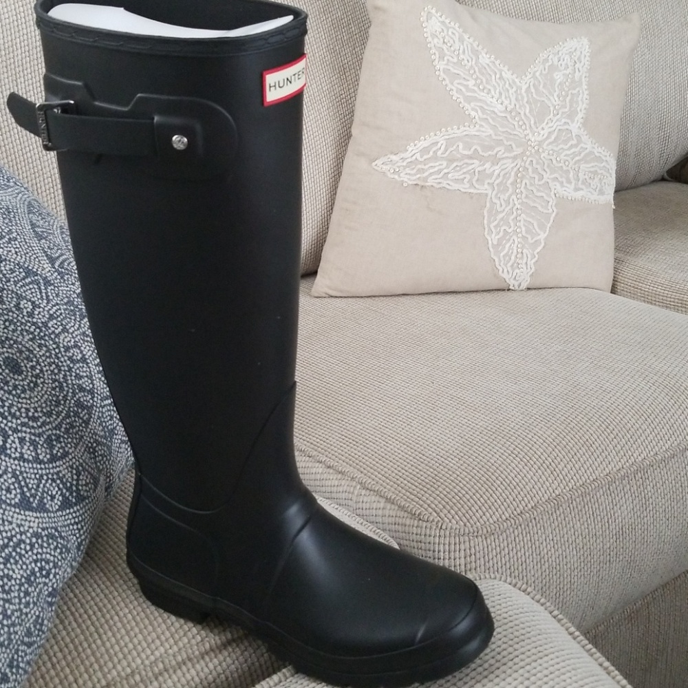 Hunter tall rain boots